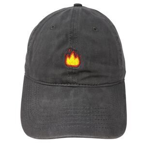 North & Acrux Slideback Baseball Cap Gray One Size Adjustable Cotton Embroidered